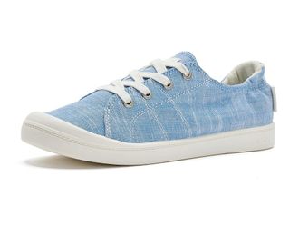 Roxy Bayshore Plus II Womens Shoes Textured Light Blue : 7.5 M, Textile