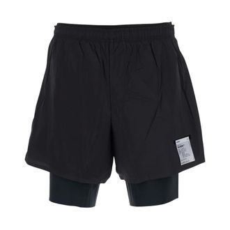 SATISFY Satisfy - TechSilk 8 - Heren - Sport - Zwart - Maat: L Zijde