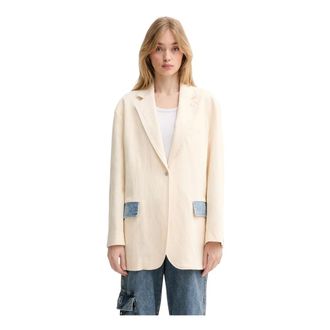 Moschino Mujer, Chaquetas, Beige, Talla: S