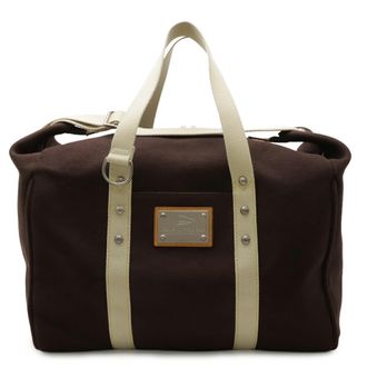 Louis Vuitton Moka Canvas Boston Bag Tote Bag (Pre-Owned)