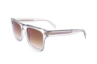 David Beckham Mens 54mm Crystal Grey Sunglasses DB7000-SFLAT-63M-54