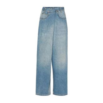 Maison Margiela Jeans - female - Maison Margiela - Loose Fit Jeans - Blue - W26 - Jeans