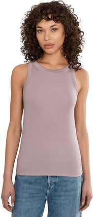 AllSaints Rina Tank Top Womens Clothing Dusty Lilac : LG (US 10-12), Jersey/Nylon/Elastane