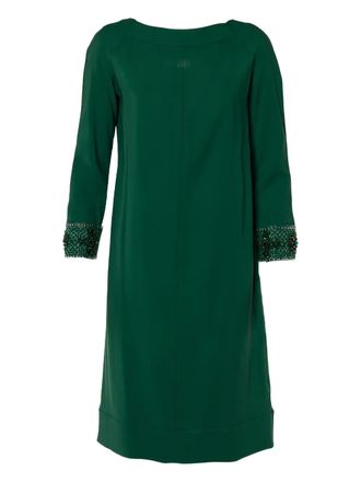 Valentino Garavani embellished cape dress - Green