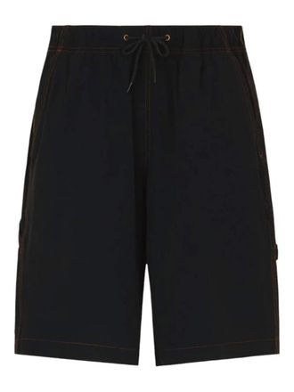 Dickies drawstring-waist stitching shorts - Black