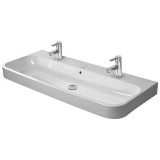 Duravit Duravit - Happy D.2 Mueble Lavabo Con Rebosadero 1200x505mm 2 Orificios Para Grifer&iacute;a Blanco