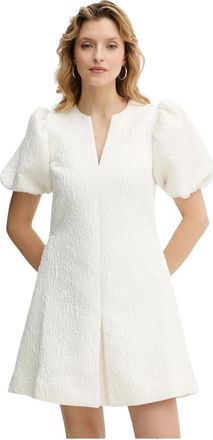 Stine Goya A-lijn Mini Jurk - Dames - Korte kleedjes - Beige - 2XS - Polyester - Kleedjes
