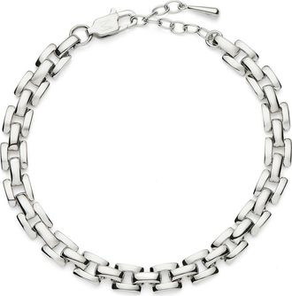 Missoma Timepiece Link Chain Bracelet in Silver at Nordstrom, Size Medium