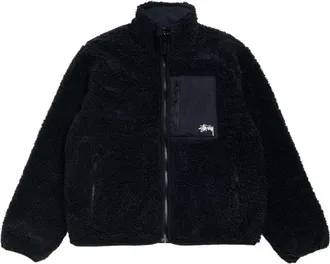 St&uuml;ssy Sherpa Reversible Jacket Black 118529-BLAC