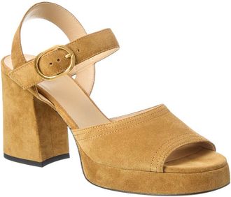 Valentino Vlogo Signature 100 Suede Sandal