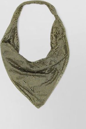 Benedetta Bruzziches rhinestone mesh draped clutch bag