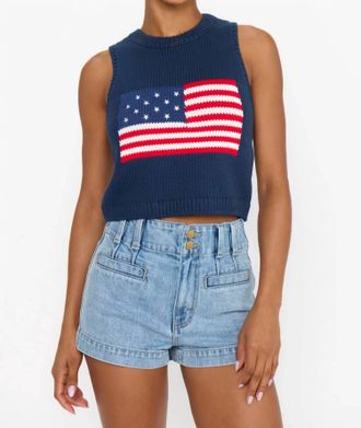 Show me your Mumu Womens Milo Tank Top In Navy