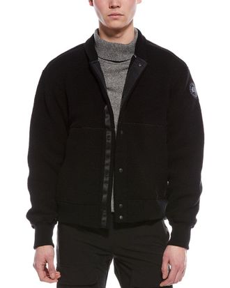 Canada Goose Hudson Wool-Blend Fleece Bomber Jacket