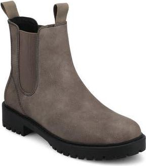 Journee Collection Blanche Chelsea Boot in Vintage/Grey at Nordstrom Rack, Size 9.5