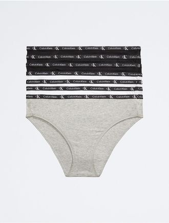 Calvin Klein Womens Calvin Klein 1996 Cotton Stretch 7-Pack Modern Bikini - Multi - XL