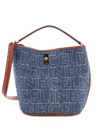 Celine 16 Bag Denim bucket bag - Blu