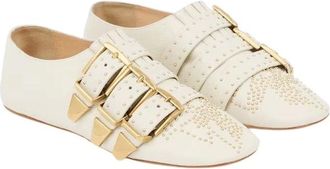Chlo&eacute; Dames, Schoenen, Beige, Maat: 38 1/2 EU Leer