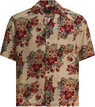 KAPITAL Camicia a fiori - Toni neutri