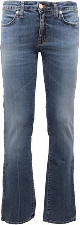 People Italiaans Gemaakt Meissa Wo Broek - Dames - Bootcut Jeans - Blauw - W27 - Jeans