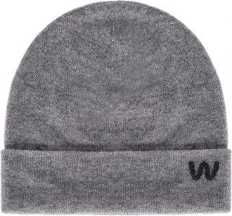 Max Mara Caimanone Beanie - Dames - Hoeden - Grijs - ONE Size - Kasjmier - Accessoires