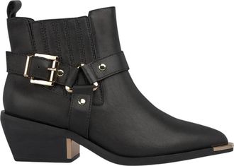 Alma En Pena Platte gesp enkellaars - Dames - Cowboylaarzen - Zwart - 40 EU - Schoenen