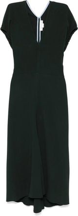 Victoria Beckham V-neck Midi Dress