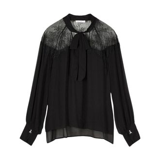 Patrizia Pepe Patrizia Pepe, Blouses, female, Black, Size: XL Blouses