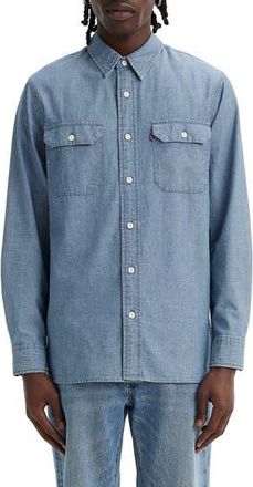 Levi's Classic Worker Denim Shirt in Billie Light Chambray at Nordstrom Rack, Size Xx-Large