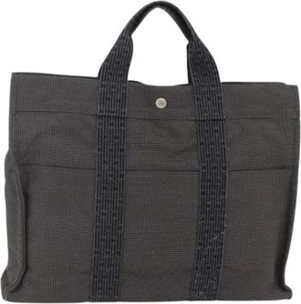 Herm&egrave;s Pre-owned Vintage Tote Bag - Dames - Vintage Shopper - Grijs - ONE Size - Vintage