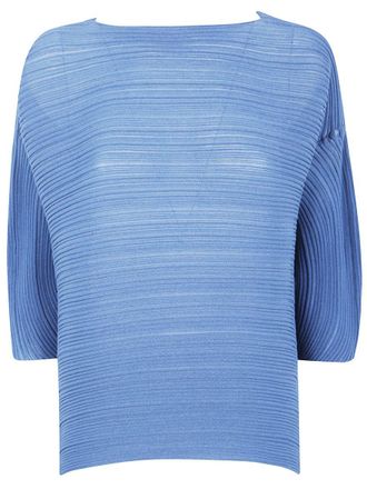 Pleats Please Issey Miyake Sheer Bounce Knit Shirt
