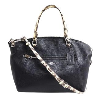 Coach Pre-owned Handbags, female, Black, Size: ONE SIZE Pre-owned Prairie Satchel 2way shoulder bag