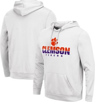 Colosseum Mens Colosseum White Clemson Tigers Lantern Pullover Hoodie at Nordstrom, Size Xx-Large