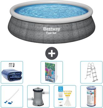 Bestway Piscina Bestway Fast Set Redonda - 457x107 Cm - 8-piezas S375