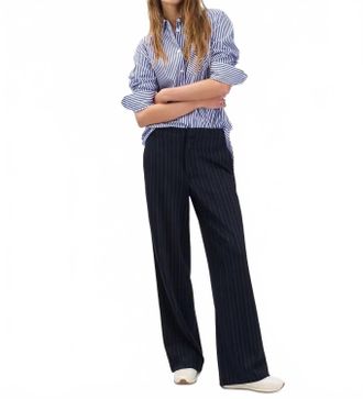 Rag & Bone Irina Tailored Pants In Blue