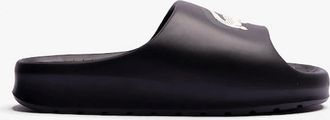Lacoste Womens Lacoste CROCO 2.0 Womens Slider Sandals Black - Size: 4