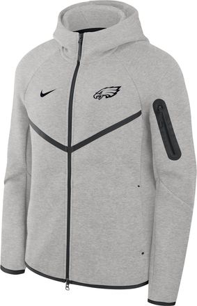 Nike Philadelphia Eagles Top Billing Tech Fleece Windrunner Nike Mens NFL Full-Zip Hooded Jacket in Grey | 05L4086N86-R3D