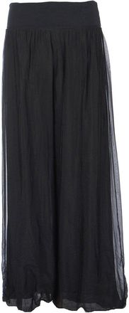 Generic Ladies Womens Italian Lagenlook Quirky Layering Plain Silk Flap Waist Puffball Style Harem Trouser Leggings Joggers Pants Loose Baggy One Size Plus UK