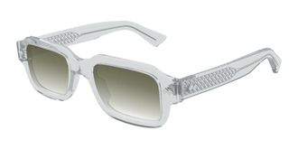 Bottega Veneta BV1442S 003 Mens Sunglasses Grey Size 51