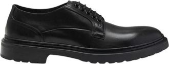 Dondup Derby van kalfsleer - Heren - Nette schoenen - Zwart - 45 EU - Leer - Schoenen
