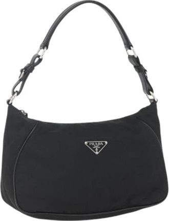 Prada Pre-owned Shoulder Bags, female, Black, Size: ONE SIZE Pre-owned Vintage Shoulder Bag