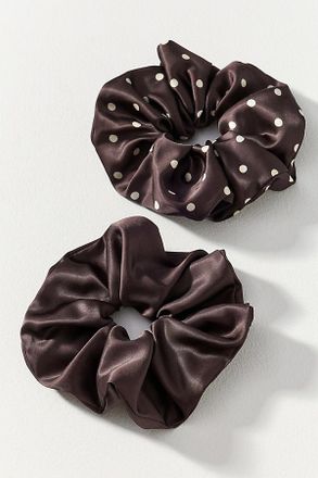 Natasha Polka Dot Scrunchies, Set of 2
