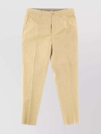 Etro cotton straight-leg trousers