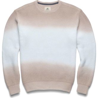 Surfside Supply Co. Eddie Dip-Dye Knit Sweater in Beige at Nordstrom, Size Xx-Large