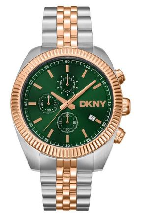 DKNY Chronograph Watch, 42mm in Dark Green at Nordstrom