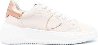 Philippe Model Tres Temple lace-up sneakers - women - Leather - 40 - Neutrals
