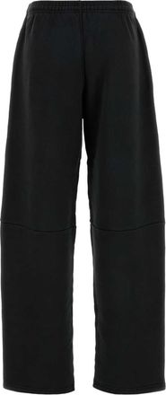 Alexander Wang Womens Slate Cotton Joggers Black Exterior: Pantaloni Trousers