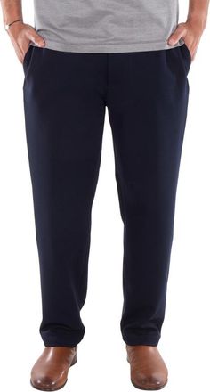 Emporio Armani Straight-Leg Tailored-Cut Trousers, Size Large