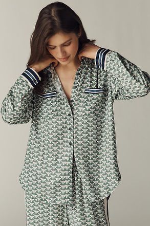 Maeve Silky Shirt Blouse