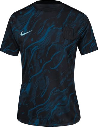 Nike NJ/NY Gotham FC 2025 Nike Womens NWSL Short-Sleeve Pre-Match Top in Green | W21567SBFC-MAB
