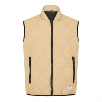 HUGO BOSS Hugo Mens Sleeveless Gilet (Medium Beige) - Orange - Size Small